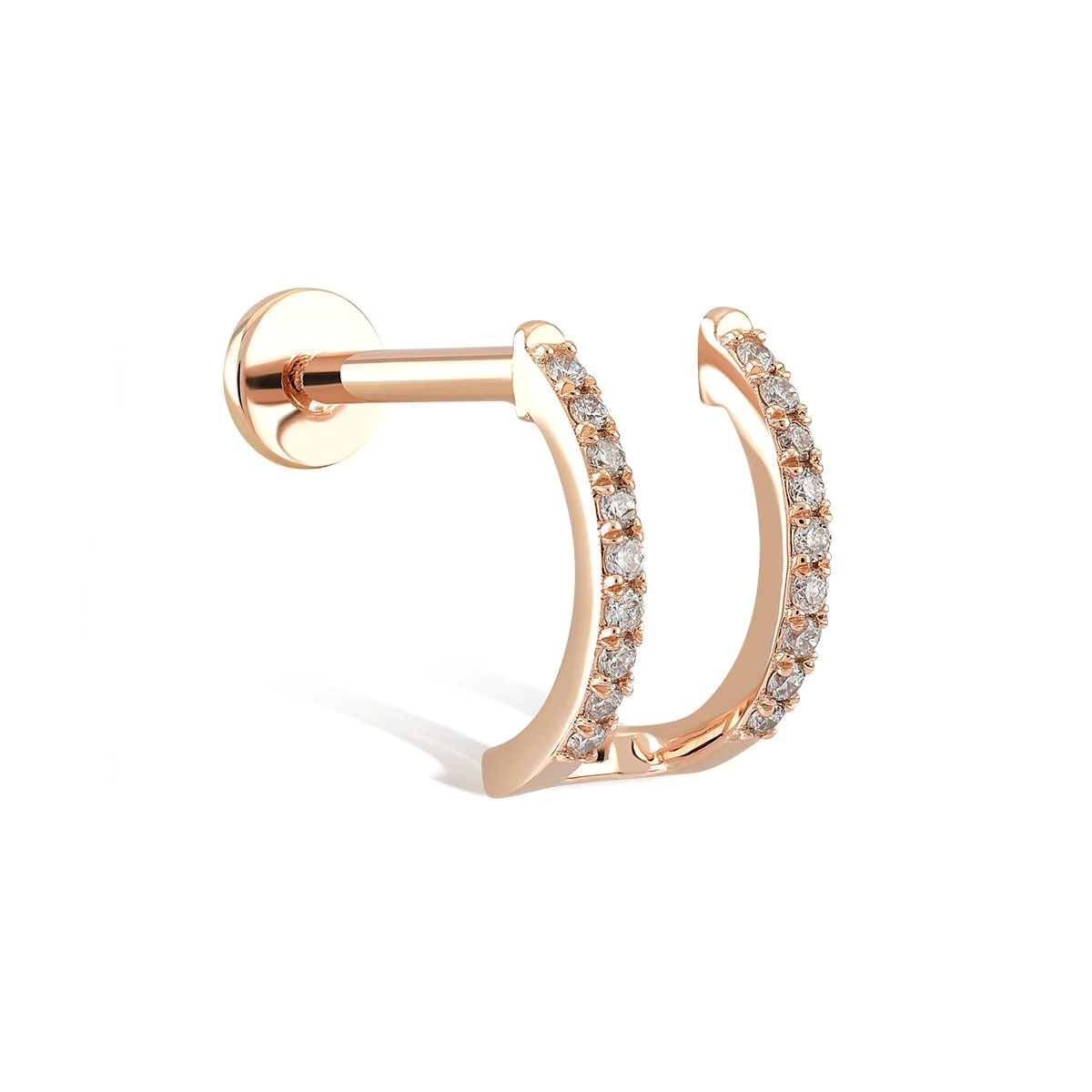 Cuff Pırlanta Pıercıng-Rose