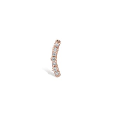 Sıra Pırlanta Arc Piercing-Sarı